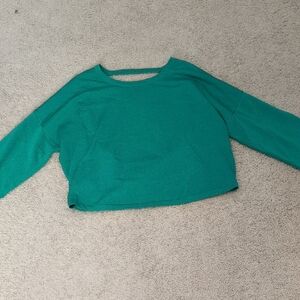 Lulu's Vibrant Green Knit Sweater